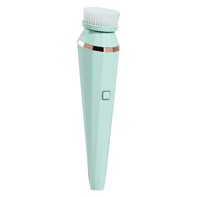 4-in-1 USB Rechargeable Electric Facial Cleansing Brush - GlowSpire