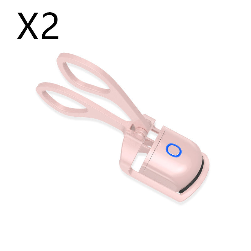 Heated Eyelash Curler Electric Temperature Control Mini Eyelash Curler Electric Portable Charging - GlowSpire
