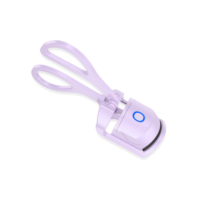 Heated Eyelash Curler Electric Temperature Control Mini Eyelash Curler Electric Portable Charging - GlowSpire
