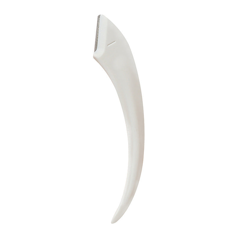 Eyebrow Trimming Knife With Comb Curved Moon Small Beauty Supplies Gadgets - GlowSpire