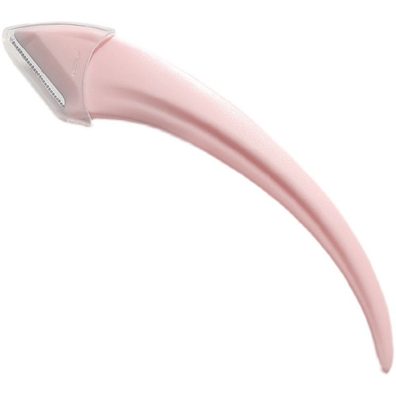Eyebrow Trimming Knife With Comb Curved Moon Small Beauty Supplies Gadgets - GlowSpire