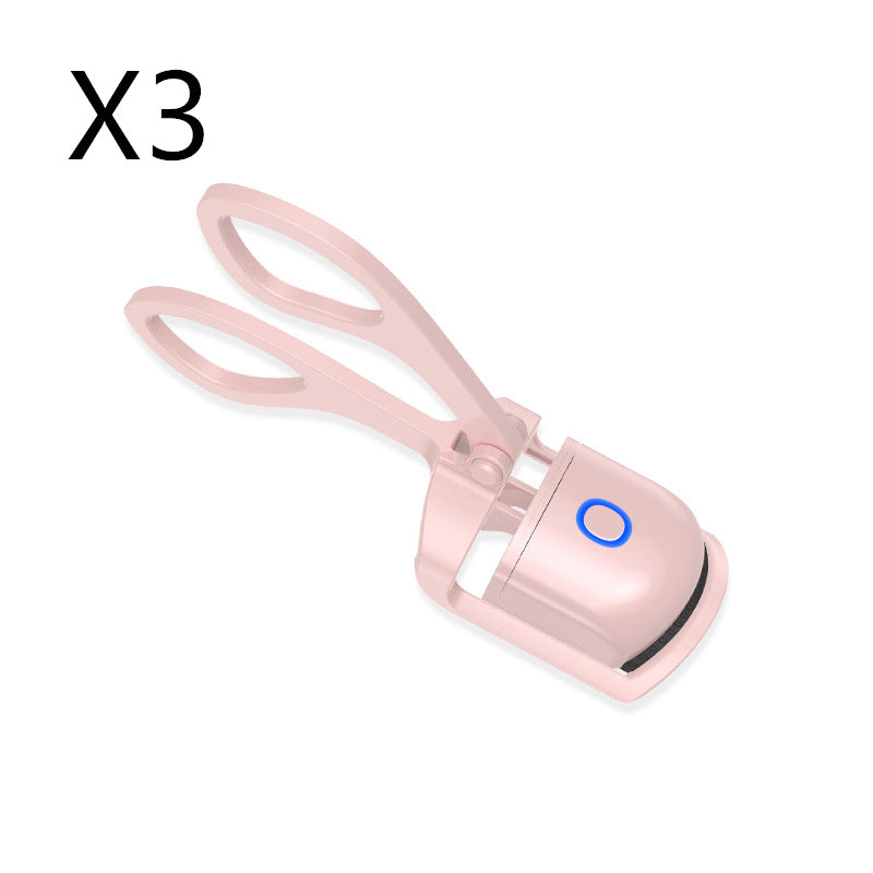 Heated Eyelash Curler Electric Temperature Control Mini Eyelash Curler Electric Portable Charging - GlowSpire