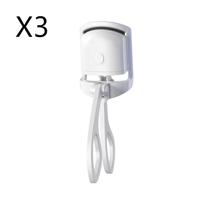 Heated Eyelash Curler Electric Temperature Control Mini Eyelash Curler Electric Portable Charging - GlowSpire