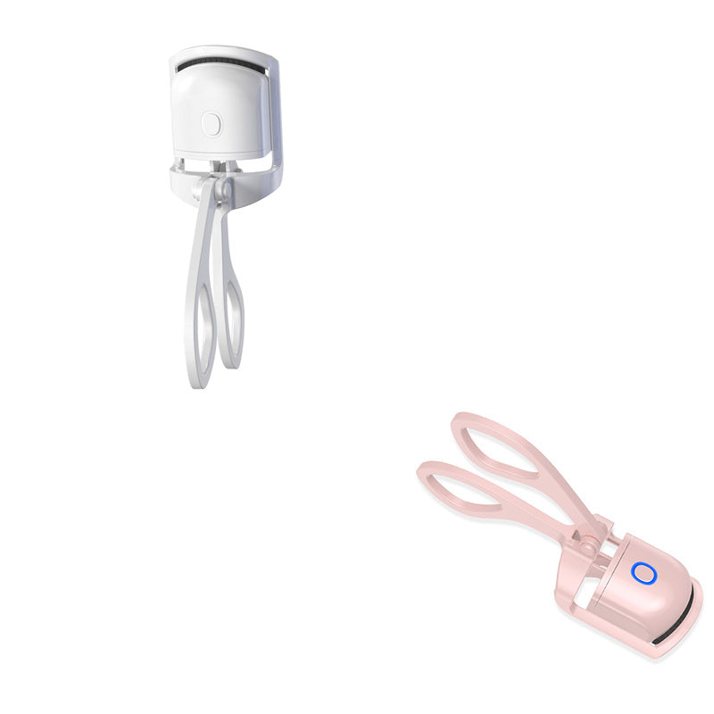 Heated Eyelash Curler Electric Temperature Control Mini Eyelash Curler Electric Portable Charging - GlowSpire