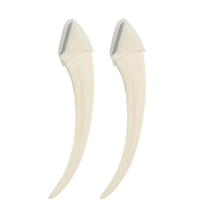 Eyebrow Trimming Knife With Comb Curved Moon Small Beauty Supplies Gadgets - GlowSpire